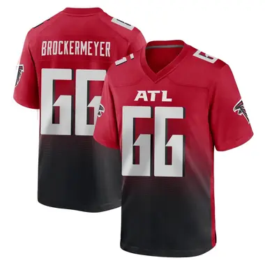 James Brockermeyer Men's Game Red Atlanta Falcons 2nd Alternate Jersey