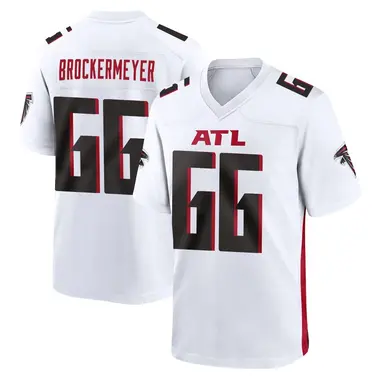 James Brockermeyer Men's Game White Atlanta Falcons Jersey