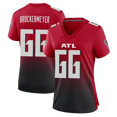 James Brockermeyer Women's Game Red Atlanta Falcons 2nd Alternate Jersey