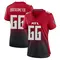 James Brockermeyer Women's Game Red Atlanta Falcons 2nd Alternate Jersey