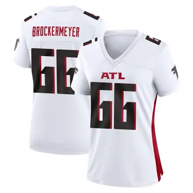 James Brockermeyer Women's Game White Atlanta Falcons Jersey