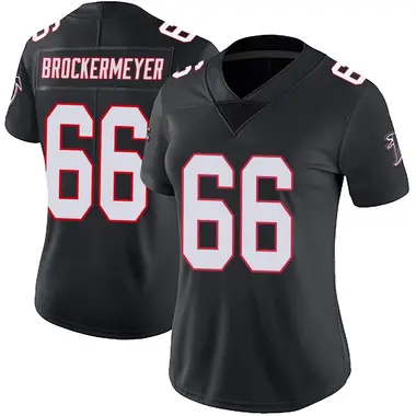 James Brockermeyer Women's Limited Black Atlanta Falcons Vapor Untouchable Jersey