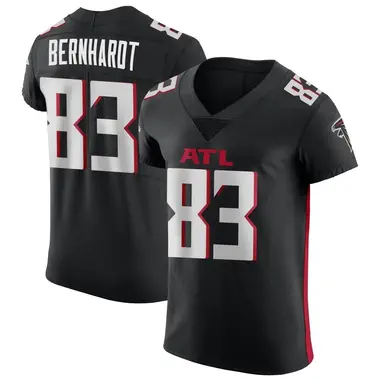 Jared Bernhardt Men's Elite Black Atlanta Falcons Alternate Jersey