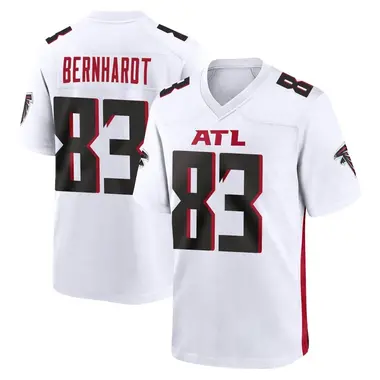 Jared Bernhardt Men's Game White Atlanta Falcons Jersey