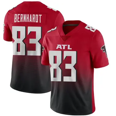 Jared Bernhardt Men's Limited Red Atlanta Falcons Vapor 2nd Alternate Jersey