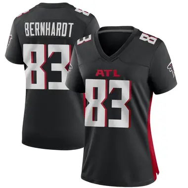 Jared Bernhardt Women's Game Black Atlanta Falcons Alternate Jersey