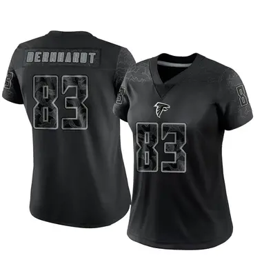 Jared Bernhardt Women's Limited Black Atlanta Falcons Reflective Jersey