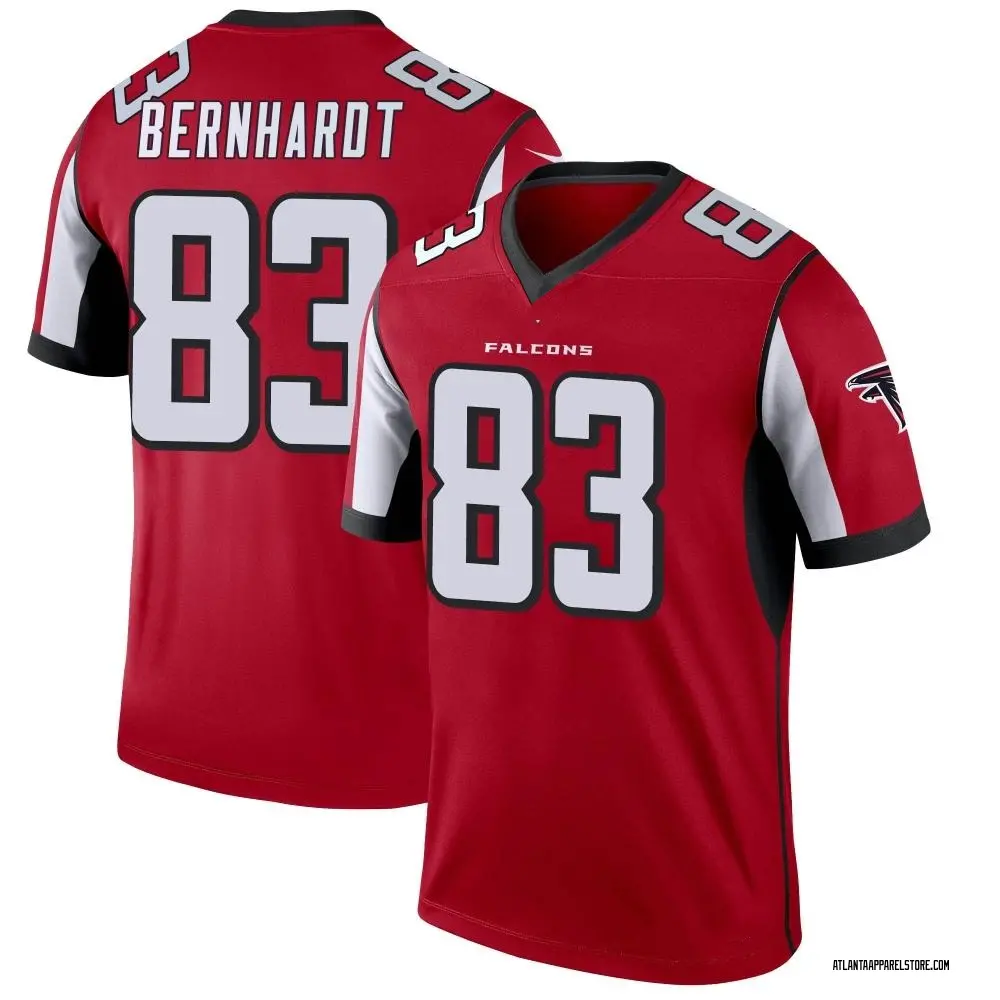 Jared Bernhardt Youth Legend Red Atlanta Falcons Jersey