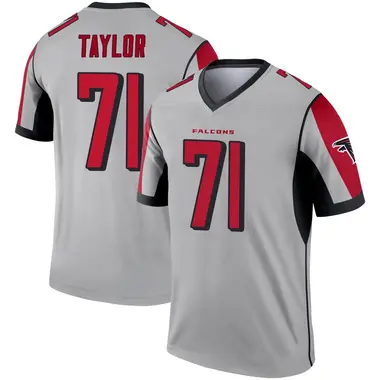 Jawaan Taylor Men's Legend Atlanta Falcons Inverted Silver Jersey