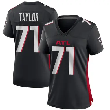 Jawaan Taylor Women's Game Black Atlanta Falcons Alternate Jersey