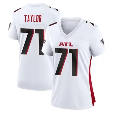 Jawaan Taylor Women's Game White Atlanta Falcons Jersey
