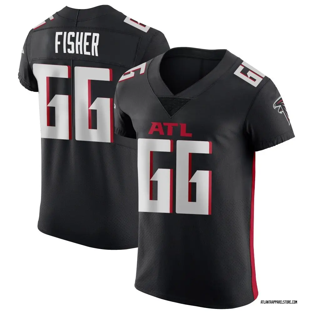 Joey Fisher Men's Elite Black Atlanta Falcons Alternate Jersey