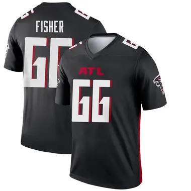 Joey Fisher Men's Legend Black Atlanta Falcons Jersey