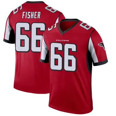 Joey Fisher Men's Legend Red Atlanta Falcons Jersey