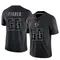 Joey Fisher Men's Limited Black Atlanta Falcons Reflective Jersey