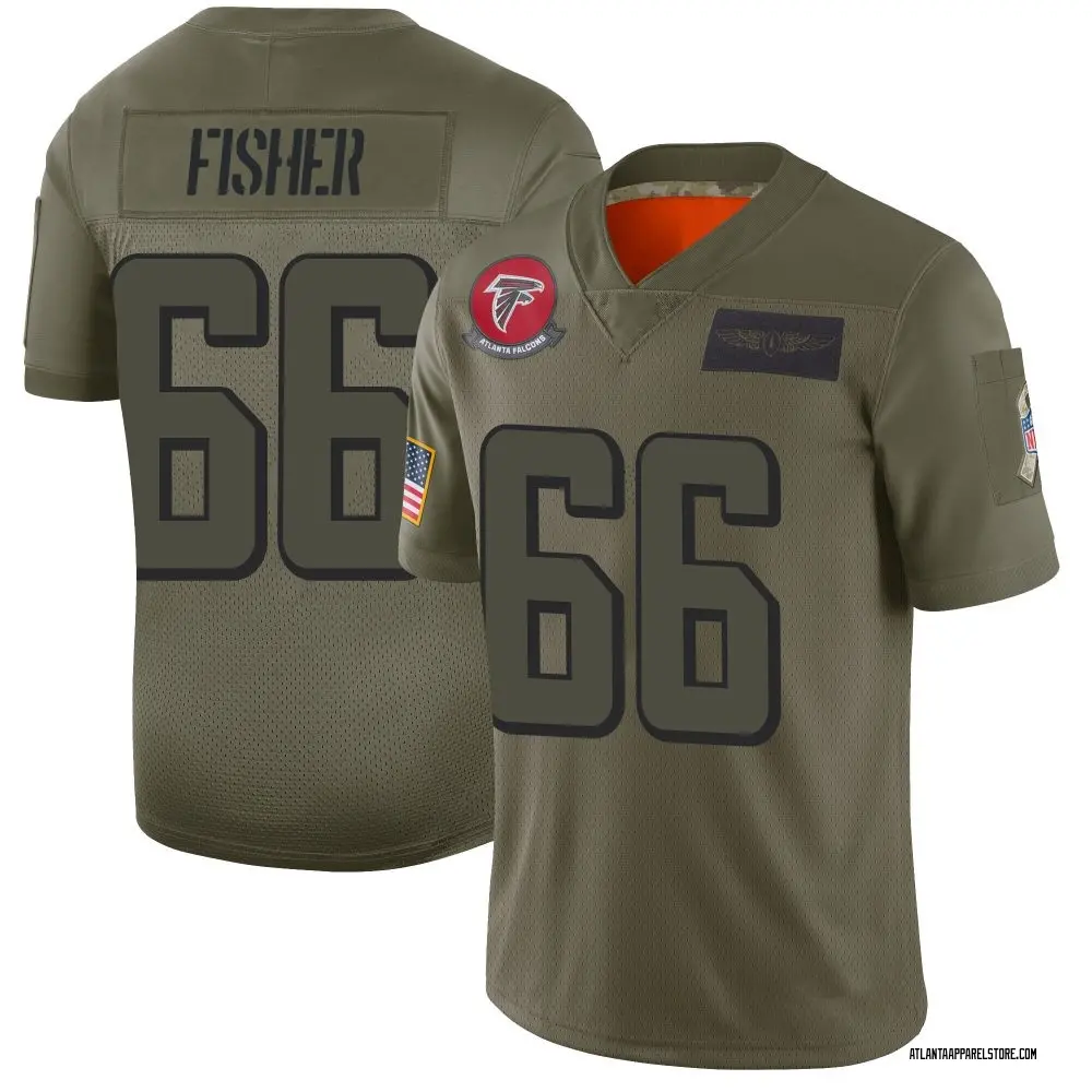Joey Fisher Men's Limited Camo Atlanta Falcons 2019 Salute to Service Jersey