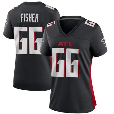Joey Fisher Women's Game Black Atlanta Falcons Alternate Jersey