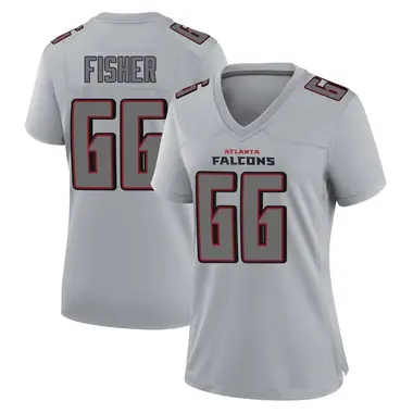 Joey Fisher Women's Game Gray Atlanta Falcons Atmosphere Fashion Jersey