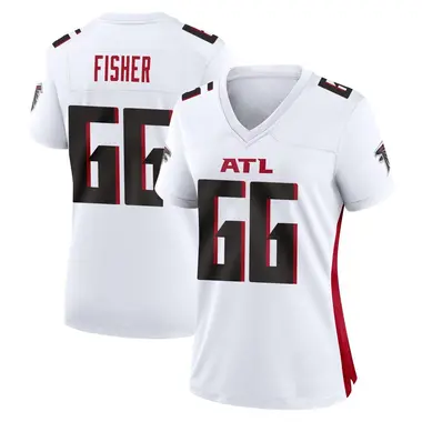 Joey Fisher Women's Game White Atlanta Falcons Jersey