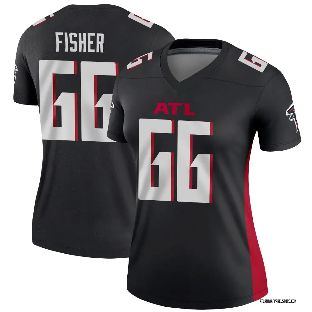 Joey Fisher Women's Legend Black Atlanta Falcons Jersey