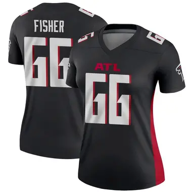 Joey Fisher Women's Legend Black Atlanta Falcons Jersey