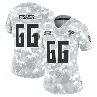 Joey Fisher Women's Limited Arctic Camo Atlanta Falcons 2024 Salute to Service Jersey