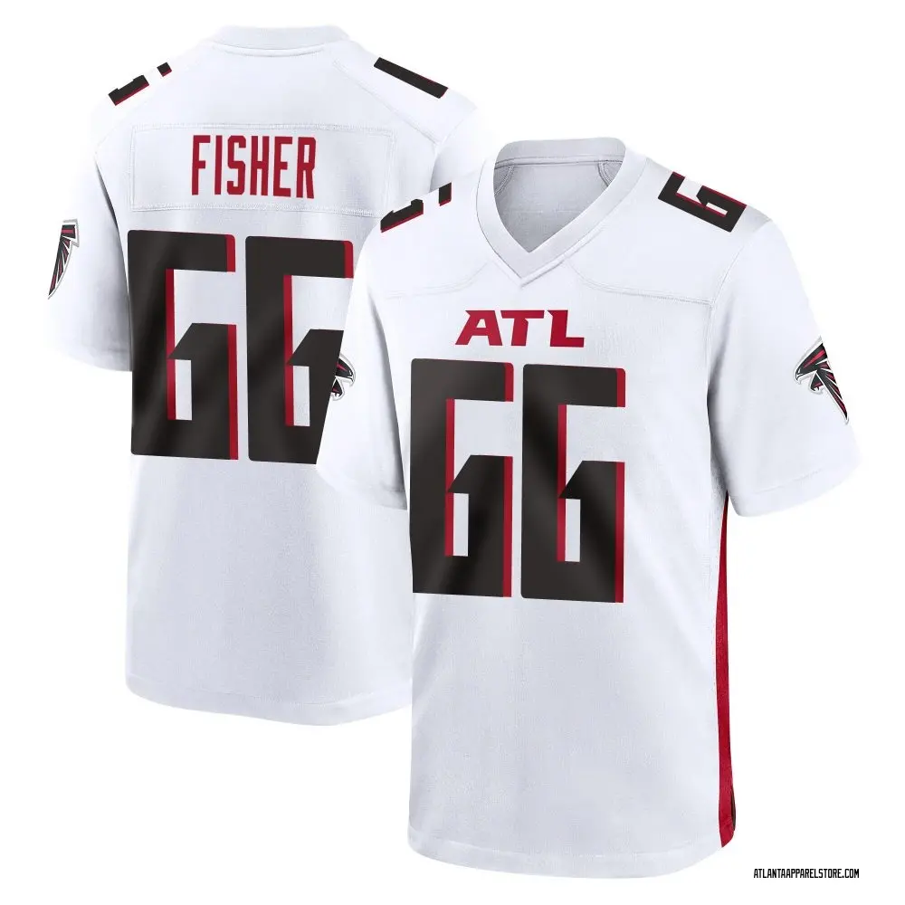 Joey Fisher Youth Game White Atlanta Falcons Jersey