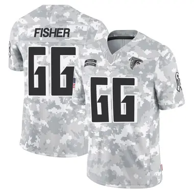Joey Fisher Youth Limited Arctic Camo Atlanta Falcons 2024 Salute to Service Jersey
