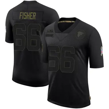 Joey Fisher Youth Limited Black Atlanta Falcons 2020 Salute To Service Jersey