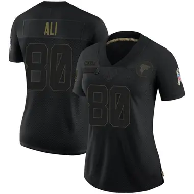 Josh Ali Women's Limited Black Atlanta Falcons 2020 Salute To Service Jersey