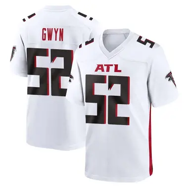 Jovaughn Gwyn Men's Game White Atlanta Falcons Jersey