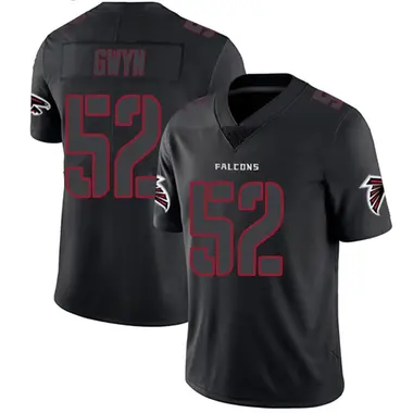 Jovaughn Gwyn Men's Limited Black Impact Atlanta Falcons Jersey