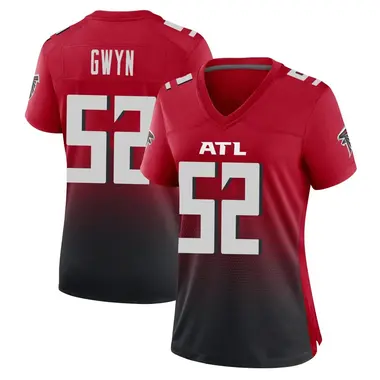 Jovaughn Gwyn Women's Game Red Atlanta Falcons 2nd Alternate Jersey