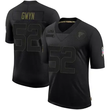 Jovaughn Gwyn Youth Limited Black Atlanta Falcons 2020 Salute To Service Jersey