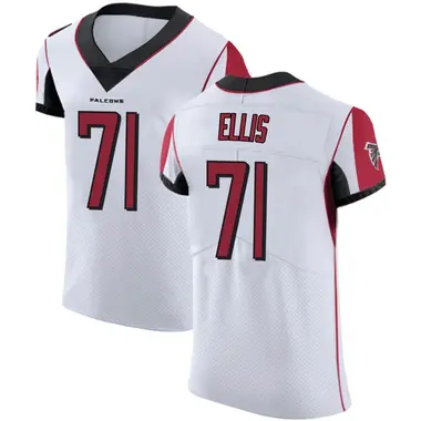 Justin Ellis Men's Elite White Atlanta Falcons Jersey