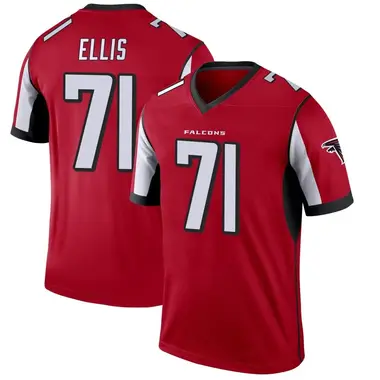 Justin Ellis Men's Legend Red Atlanta Falcons Jersey