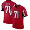 Justin Ellis Men's Legend Red Atlanta Falcons Jersey
