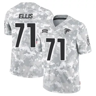 Justin Ellis Men's Limited Arctic Camo Atlanta Falcons 2024 Salute to Service Jersey