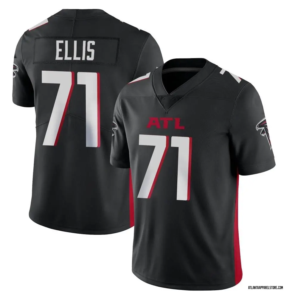 Justin Ellis Men's Limited Black Atlanta Falcons Vapor Untouchable Jersey