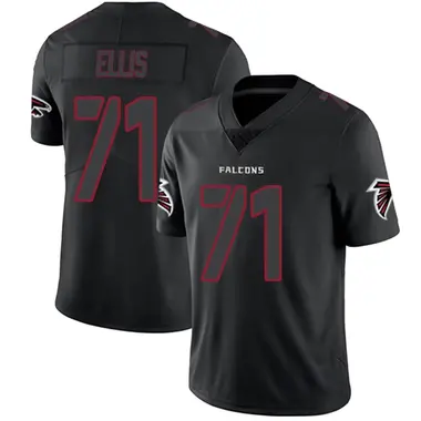 Justin Ellis Men's Limited Black Impact Atlanta Falcons Jersey