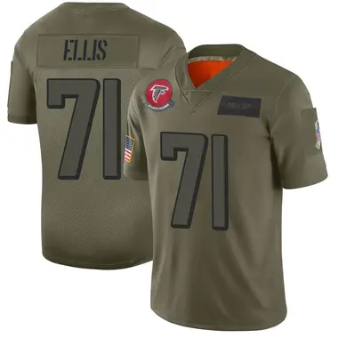 Justin Ellis Men's Limited Camo Atlanta Falcons 2019 Salute to Service Jersey