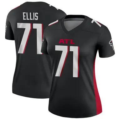 Justin Ellis Women's Legend Black Atlanta Falcons Jersey