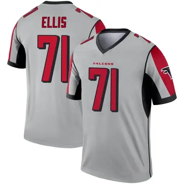 Justin Ellis Youth Legend Atlanta Falcons Inverted Silver Jersey