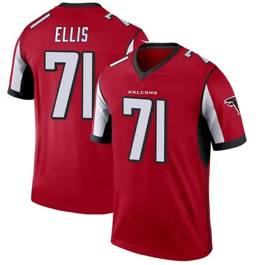 Justin Ellis Youth Legend Red Atlanta Falcons Jersey
