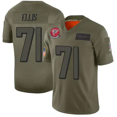 Justin Ellis Youth Limited Camo Atlanta Falcons 2019 Salute to Service Jersey