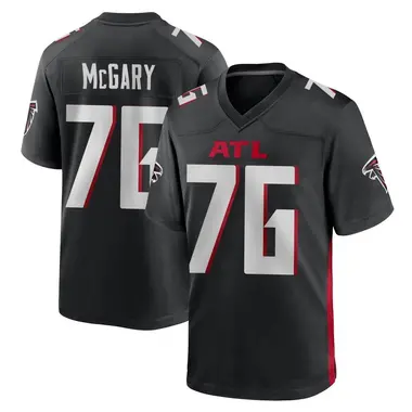 Kaleb McGary Men's Game Black Atlanta Falcons Alternate Jersey