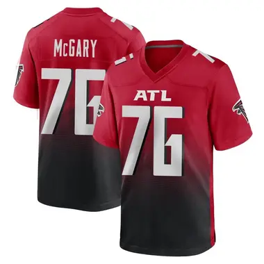 Kaleb McGary Men's Game Red Atlanta Falcons 2nd Alternate Jersey