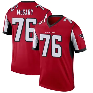 Kaleb McGary Men's Legend Red Atlanta Falcons Jersey