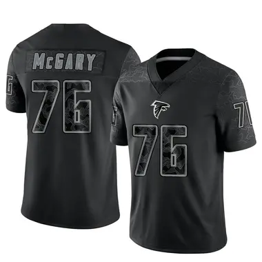 Kaleb McGary Men's Limited Black Atlanta Falcons Reflective Jersey