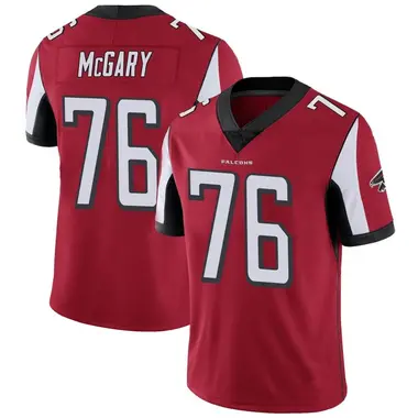 Kaleb McGary Men's Limited Red Atlanta Falcons Team Color Vapor Untouchable Jersey